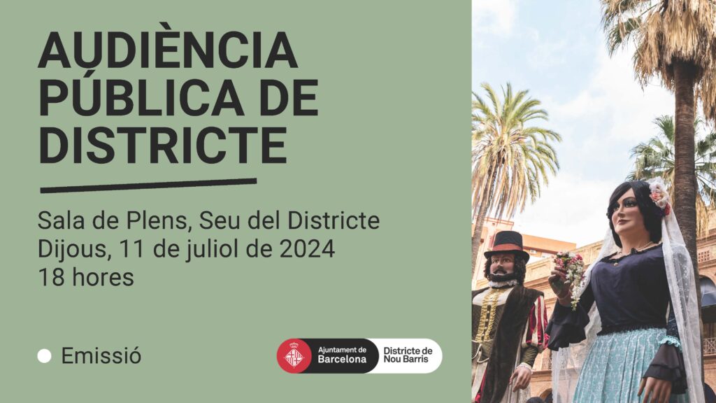 Gran Participació a l’Audiència Pública de Nou&nbsp;Barris