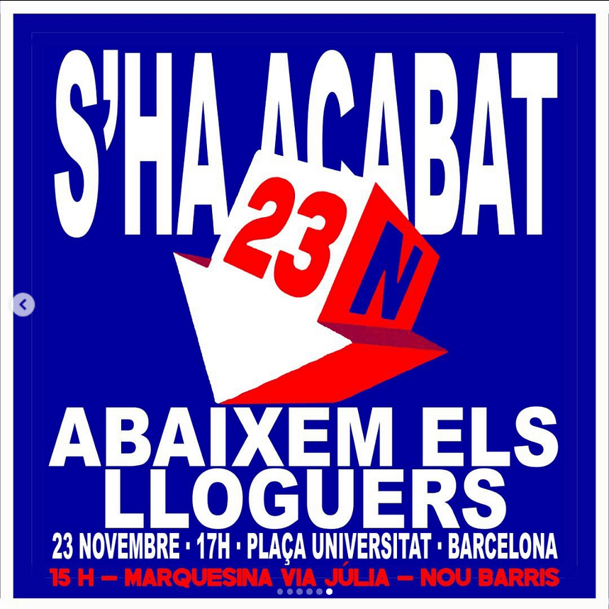 Nou Barris es mobilitza pel dret a l’habitatge: Assemblea i manifestació contra els abusos dels&nbsp;lloguers