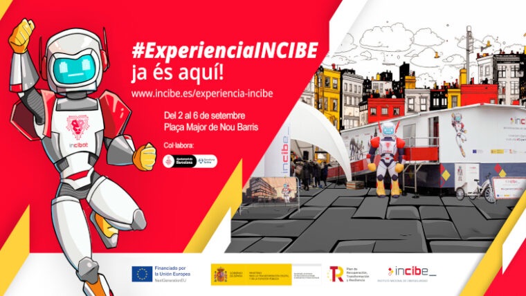 El próxim dimarts 2 de setembre a la pl. Major de nou barris, s’hi instal•larà un camió d’INCIBE, l’Instituto Nacional de&nbsp;Ciberseguretat