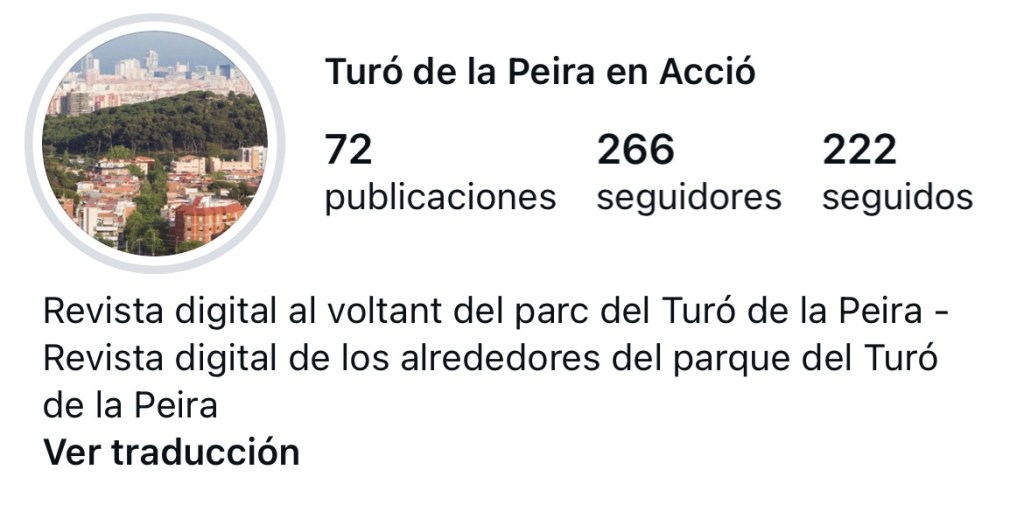 Neix “Turó de la Peira en Acció”, una nova revista digital a Instagram